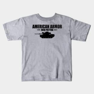 M48 Patton Tank (distressed) Kids T-Shirt